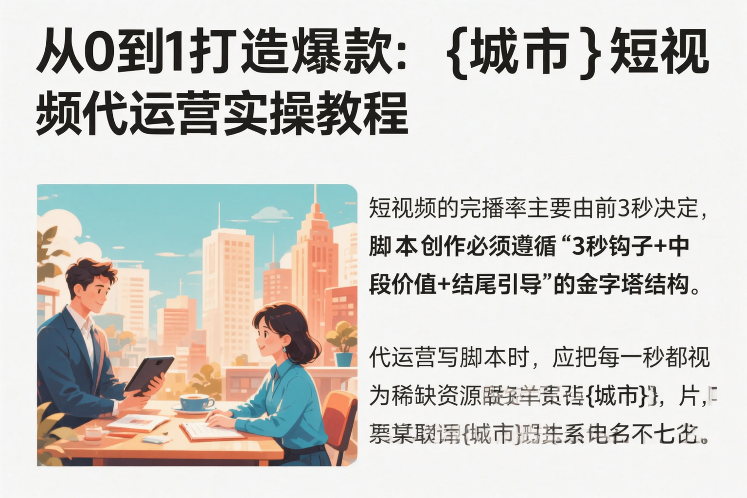 从0到1打造爆款：包头短视频代运营实操教程