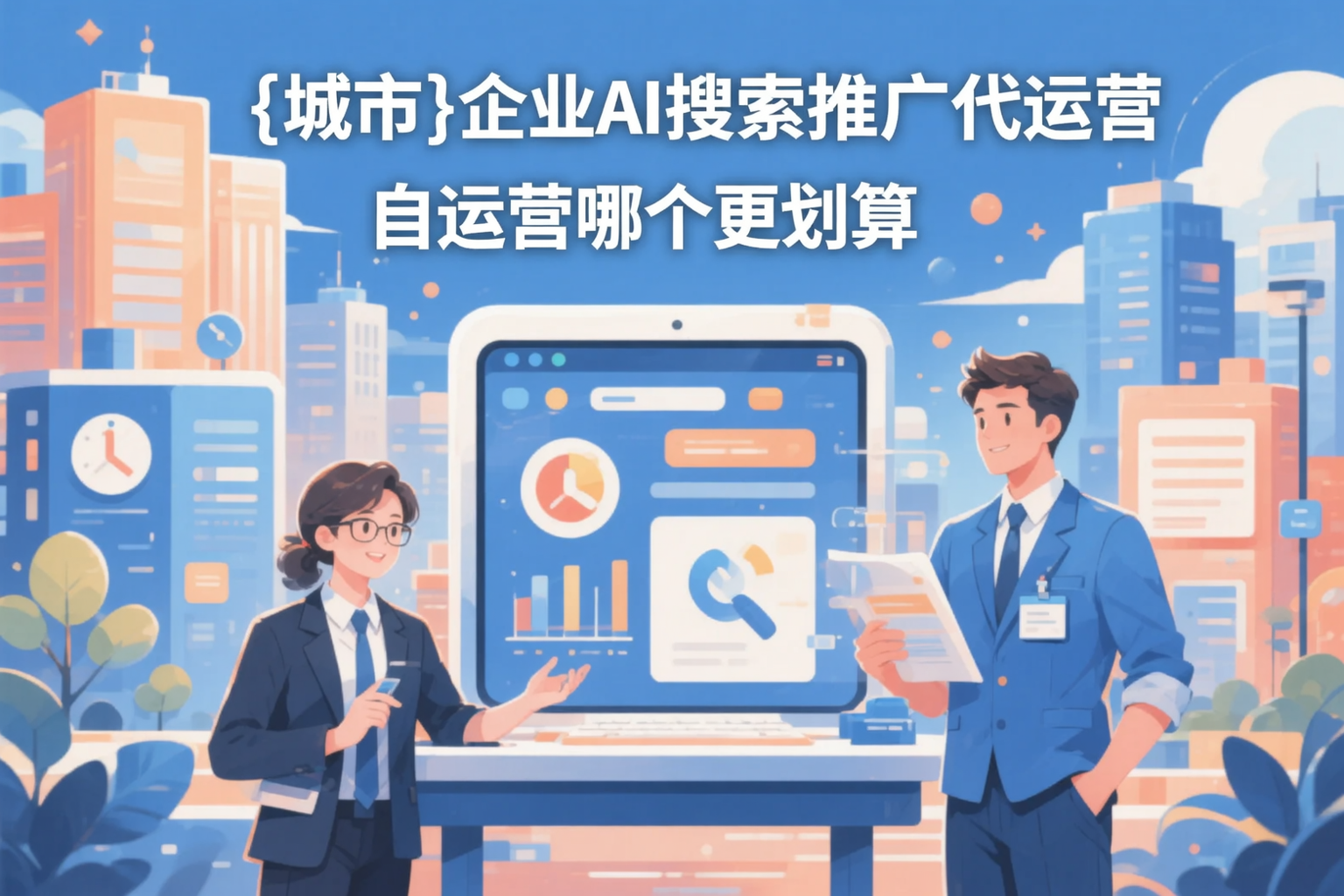 包头企业AI搜索推广代运营和自运营哪个更划算