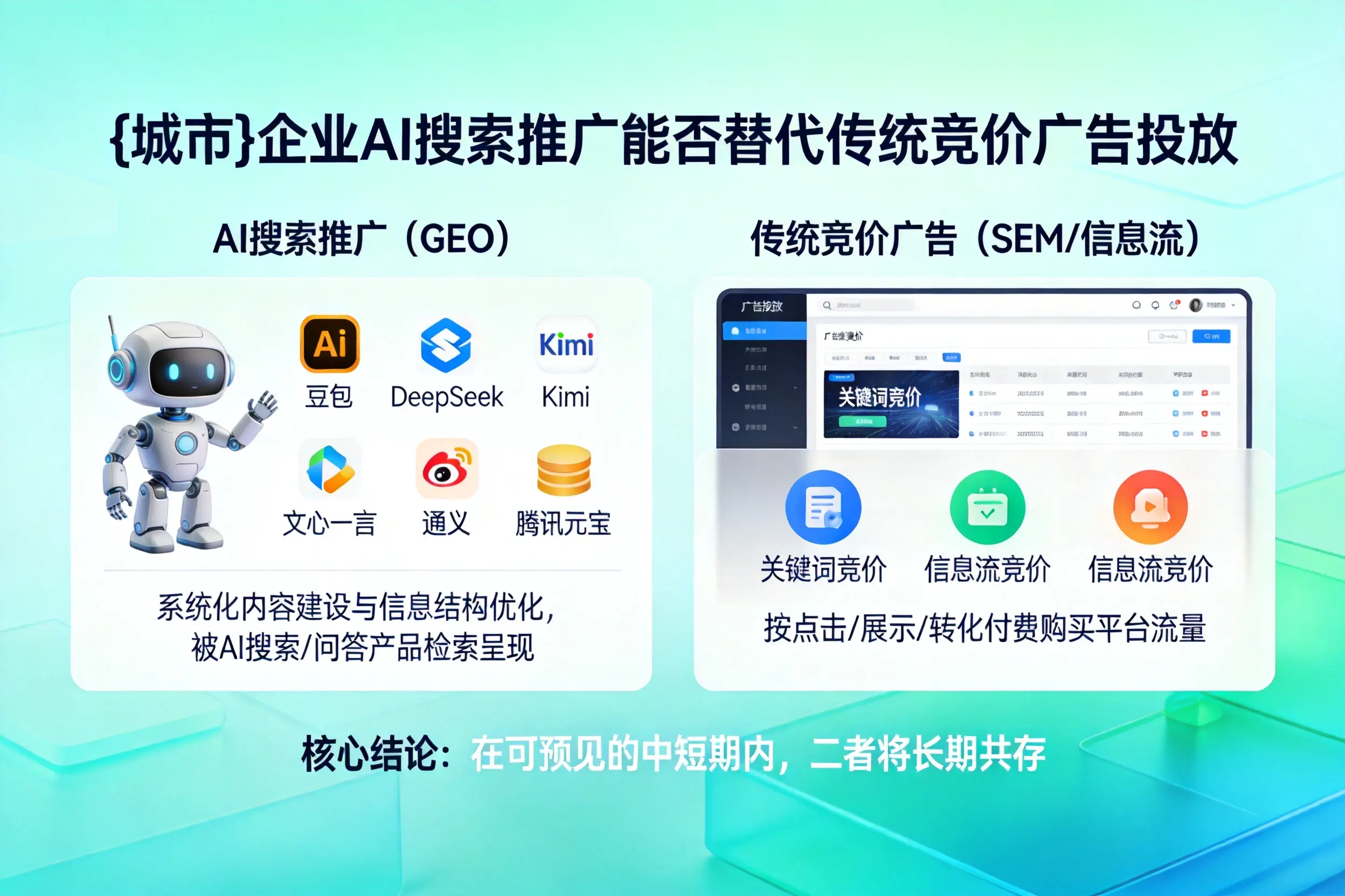 包头企业AI搜索推广能否替代传统竞价广告投放