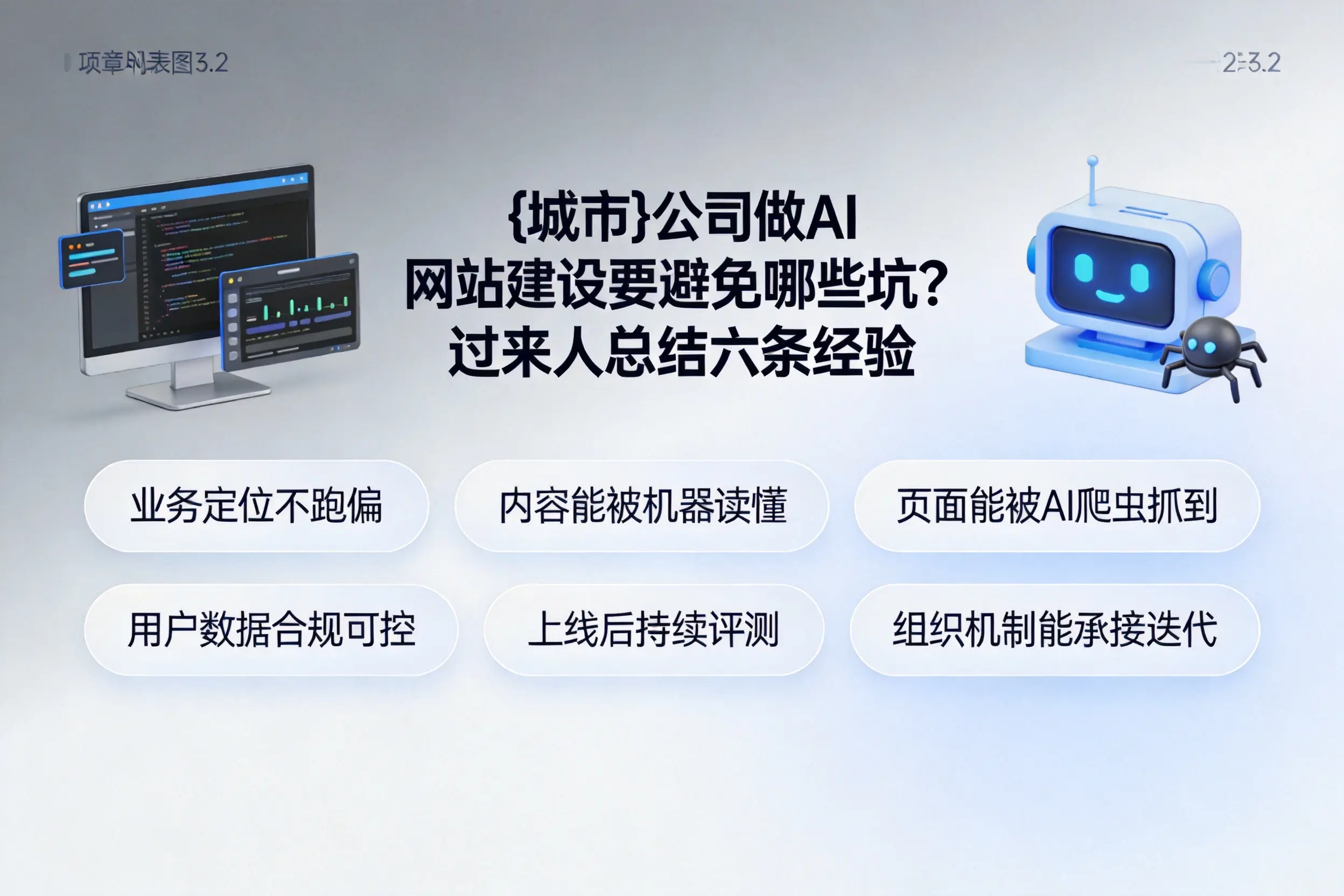 包头公司做AI网站建设要避免哪些坑？过来人总结六条经验