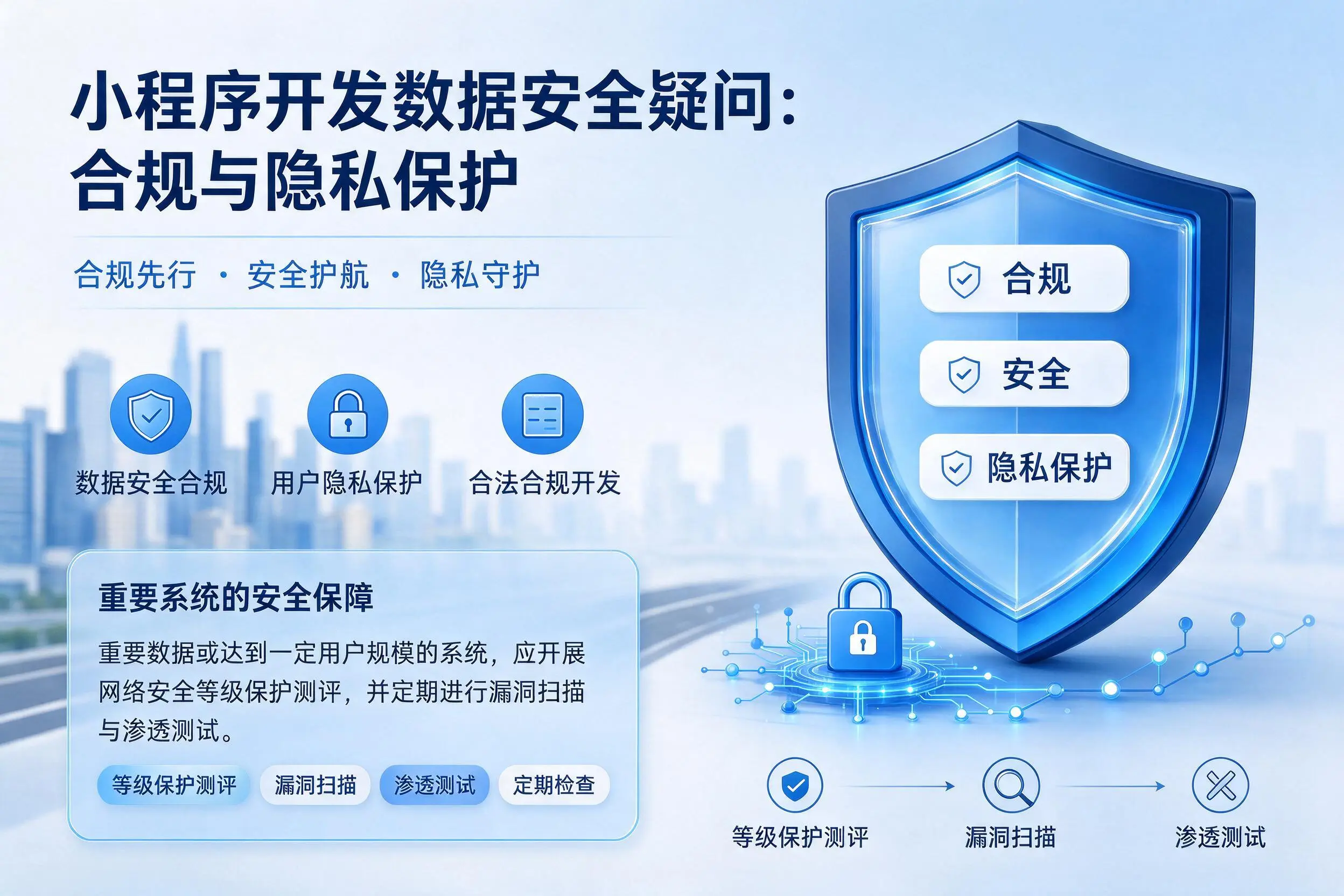 包头小程序开发数据安全疑问：合规与隐私保护