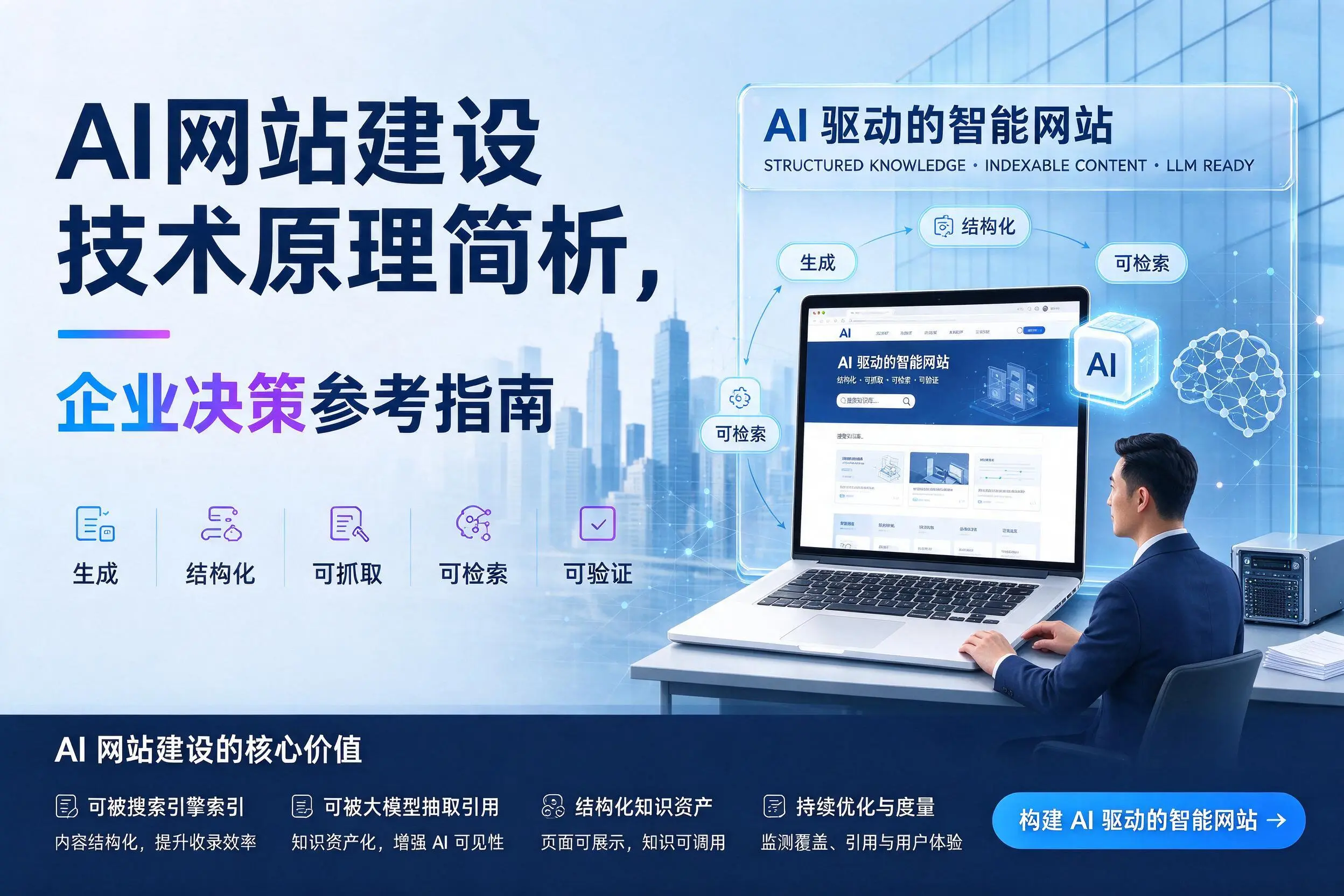 AI网站建设技术原理简析，包头企业决策参考指南
